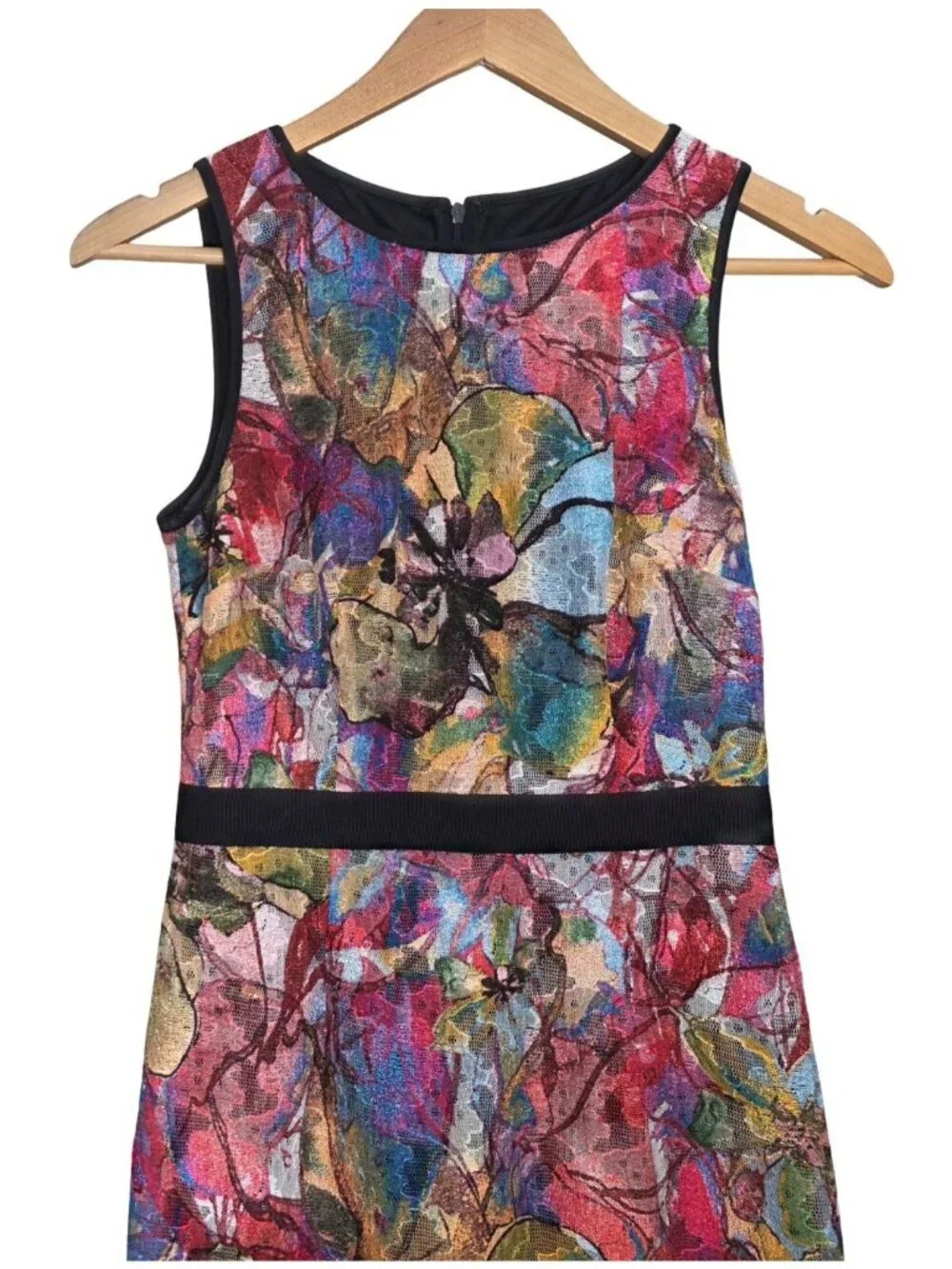 Women's - Antonio Melani Multicolor Floral Sleeveless Sheath Dress, Size 0